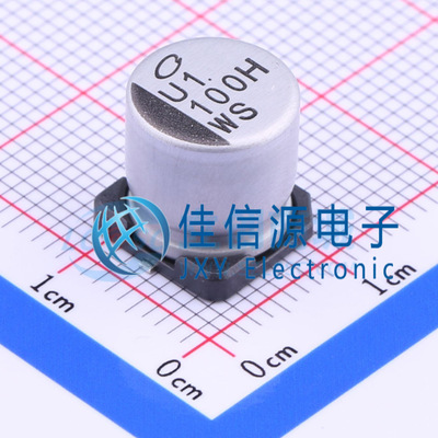 尼吉康电解电容 UWS1H101MCL1GS 10x10 100uF ±20% 50V 全新
