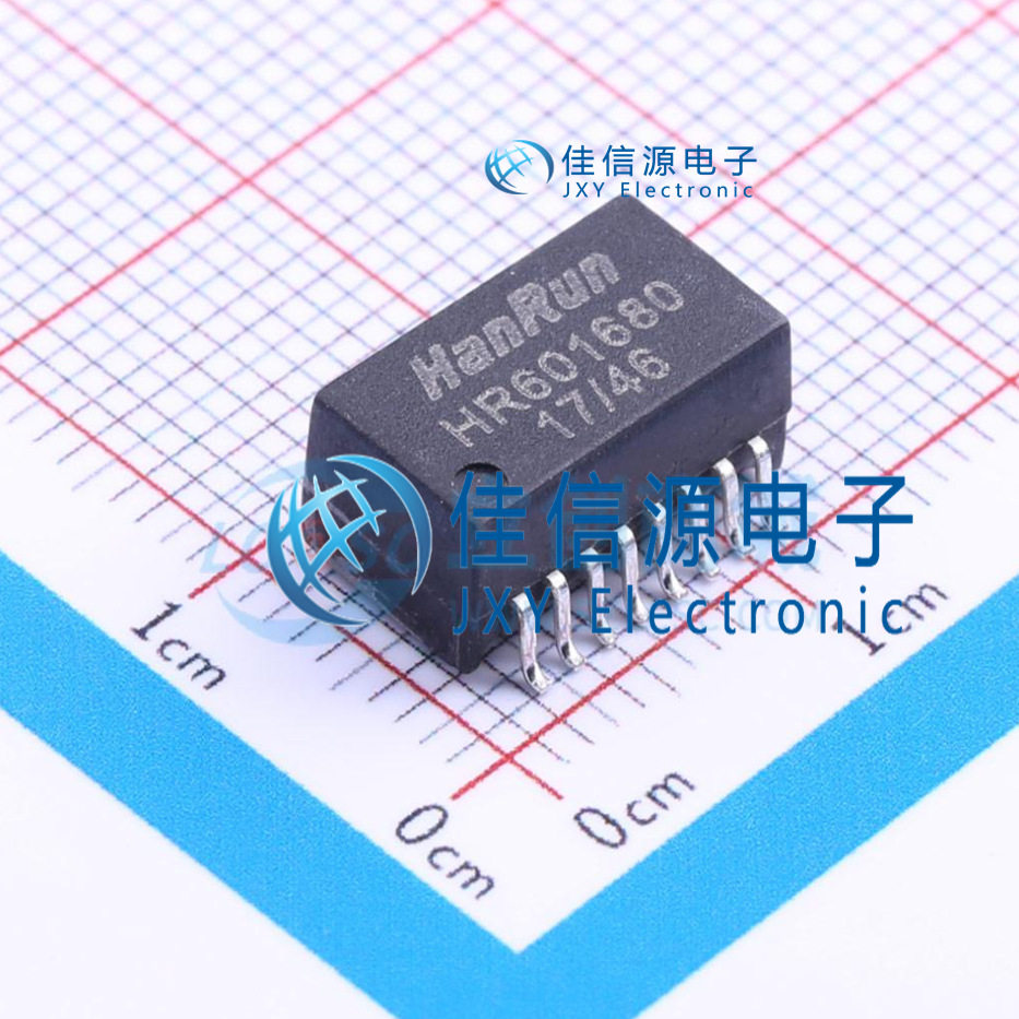 单口百兆变压器 HR601680 HANRUN(汉仁)  全新原装