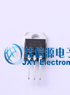 场效应管(MOSFET)     STP17NF25  ST(意法半导体)  TO-220AB-3
