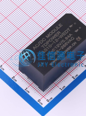 电源模块 TAS10-12-WEDT  TDPOWER(腾达) DIP,38x19mm 100V~370V