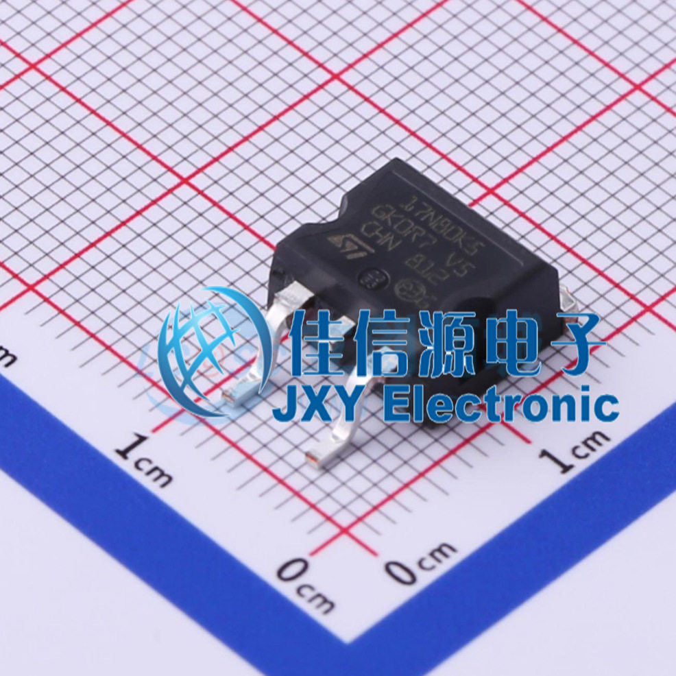 场效应管(MOSFET)    STB17N80K5  ST(意法半导体)   D2PAK