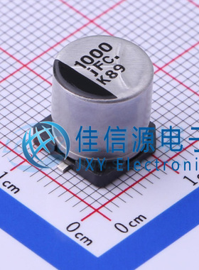 松下贴片电解电容 EEEFC0J102AP 10x10.2 1000uF ±20% 6.3V