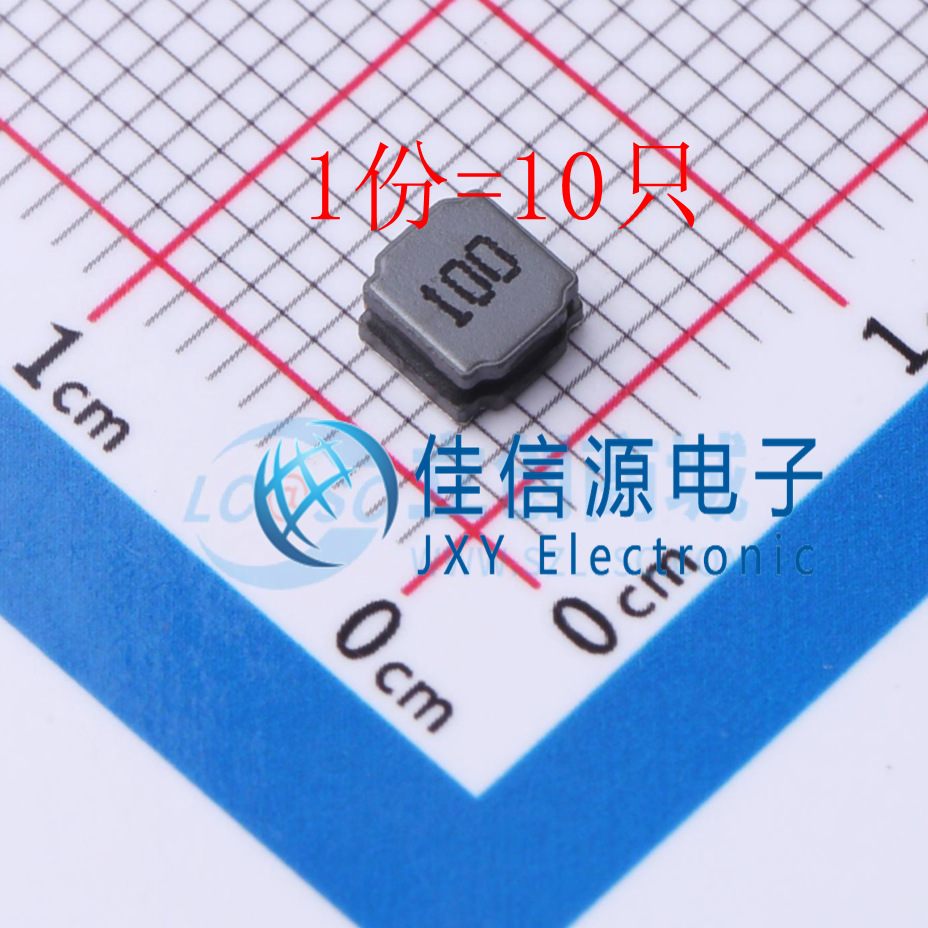 功率电感 SFE4018A-100M-F-HF DDY(德立）SMD,4x4mm 10uH（10只）