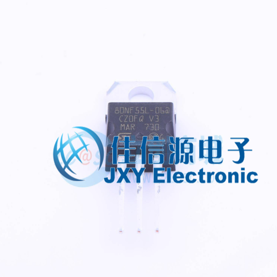 场效应管     STP80NF55L-06  ST(意法半导体)   TO-220-3