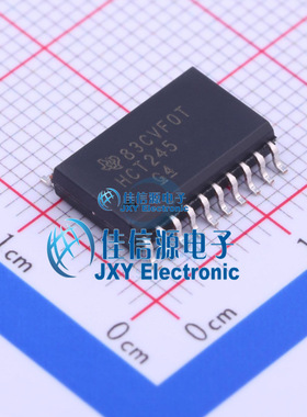 缓冲器/驱动器    SN74HCT245DWR  TI(德州仪器)  SOIC-20