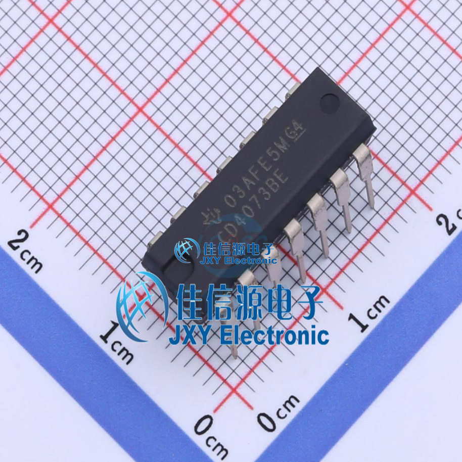 逻辑门     CD4073BE  TI()  PDIP-14