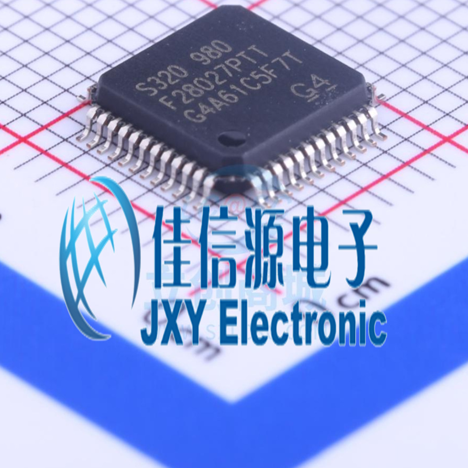 64KB单片机 TMS320F28027PTT TI LQFP-48(7x7) 60MHz 全新MCU