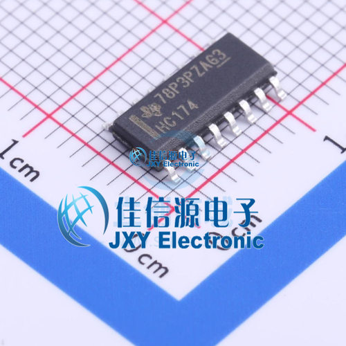 触发器     SN74HC174DR  TI(德州仪器)  SOIC-16
