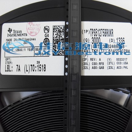 【佳信源】TPS51275BRUKR IC REG QD BCK/LINEAR SYNC 20WQFN