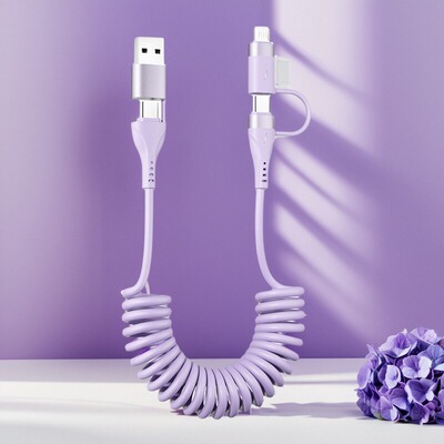 adko弹簧数据线typec车载充电线