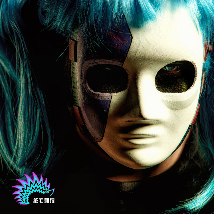 sally face面具 莎莉之脸 假发 俏皮脸 面具