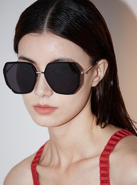 2025新款欧美时尚偏光太阳镜女高级感不规则墨镜女潮防晒户外驾驶