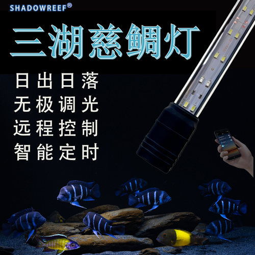 幽影三湖慈鲷专用灯萨伊鱼缸灯