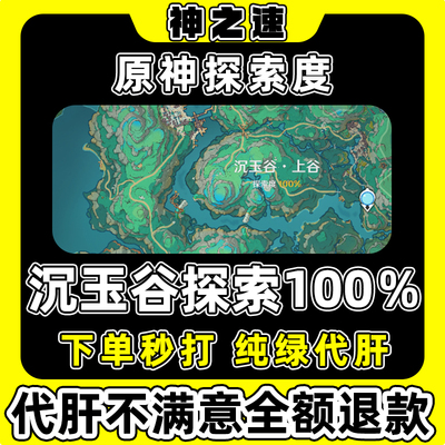 原神代肝代打代练带肝干全地图满探索度纳塔刷元神瞳深渊幽境危战