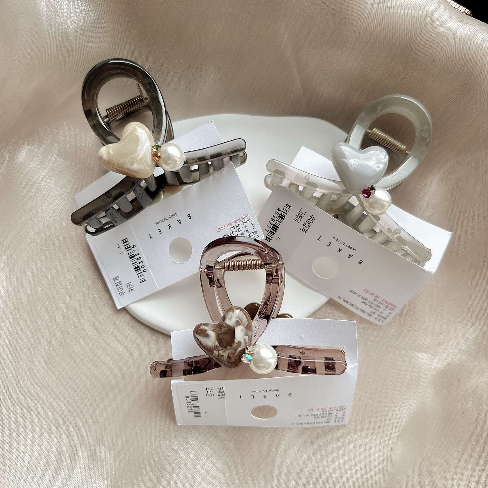 baket饰品韩国东大门中号爱心气质鲨鱼夹设计感发夹后脑勺抓夹女,饰品/流行首饰/时尚饰品新,发饰,淘宝优惠券,粉丝福利购,淘宝优惠卷