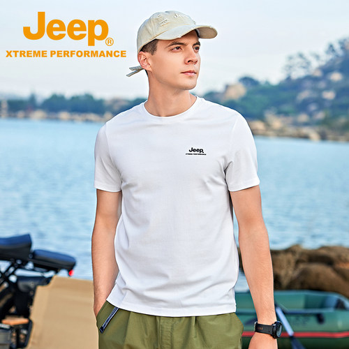 Jeep Xtreme Performance户外高端男士速干T恤吸湿排汗透气短袖