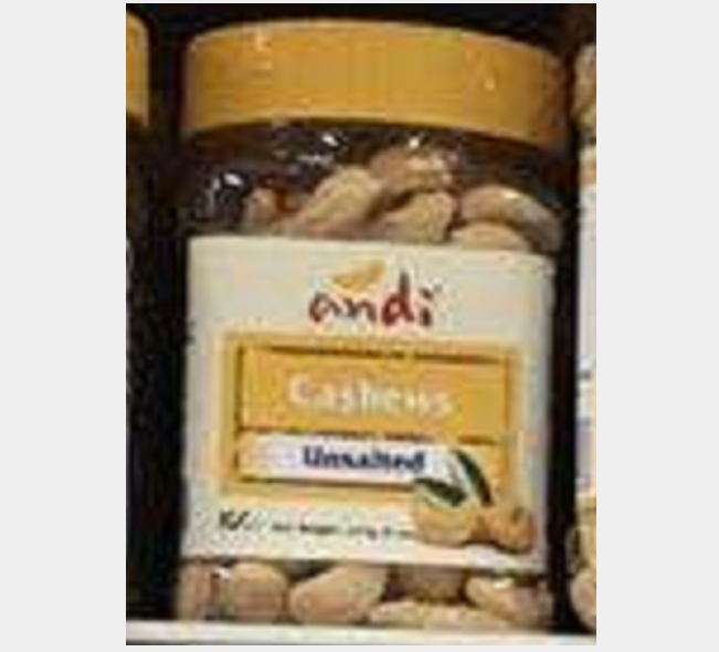 2024新品Andi安迪烤腰果462g坚果果仁炒货大颗粒休闲孕妇零食罐装