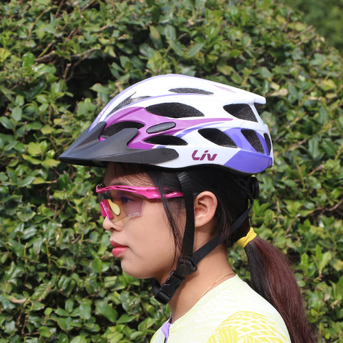 透气女山地公路自行车头盔捷安特