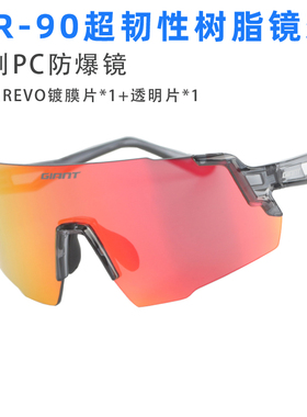 正品GIANT捷安特眼镜liv变色炫彩防风镀膜骑行眼镜/风镜男女装备