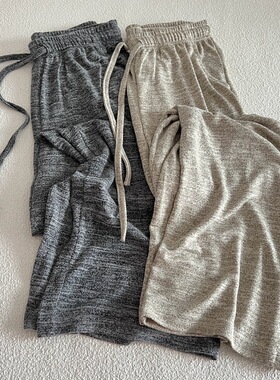 炒鸡软糯绝版牛货手感推荐针织阔腿裤透气休闲显瘦春夏百搭女包邮