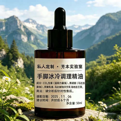 私人定制手足护理精油芳本实验室手足调理精油50ml