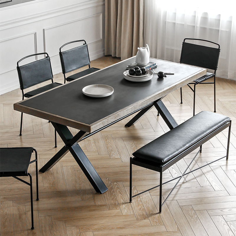 Northern Europe Child table combination Log cement Industrial wind Retro Modern minimalist Expression furniturein the Residential furniture , Tables , Dining table  category - from Buy2taobao.com to provide professional Taobao agent buy service