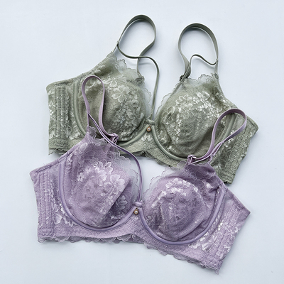 赏心超薄显小防凸点软钢圈内衣