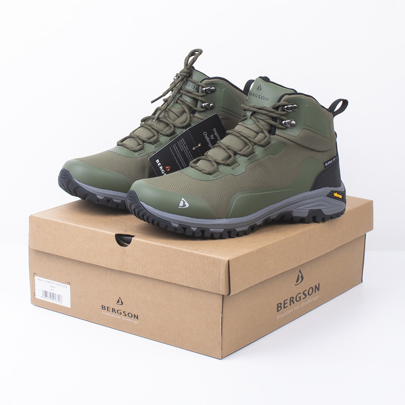 北欧出口订单V底外贸尾货德 中帮防滑防水户外越野徒步登山鞋男