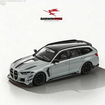 Aurelia 1:64 达尔文M3 Touring Alaska 布鲁克林灰 合金汽车模型