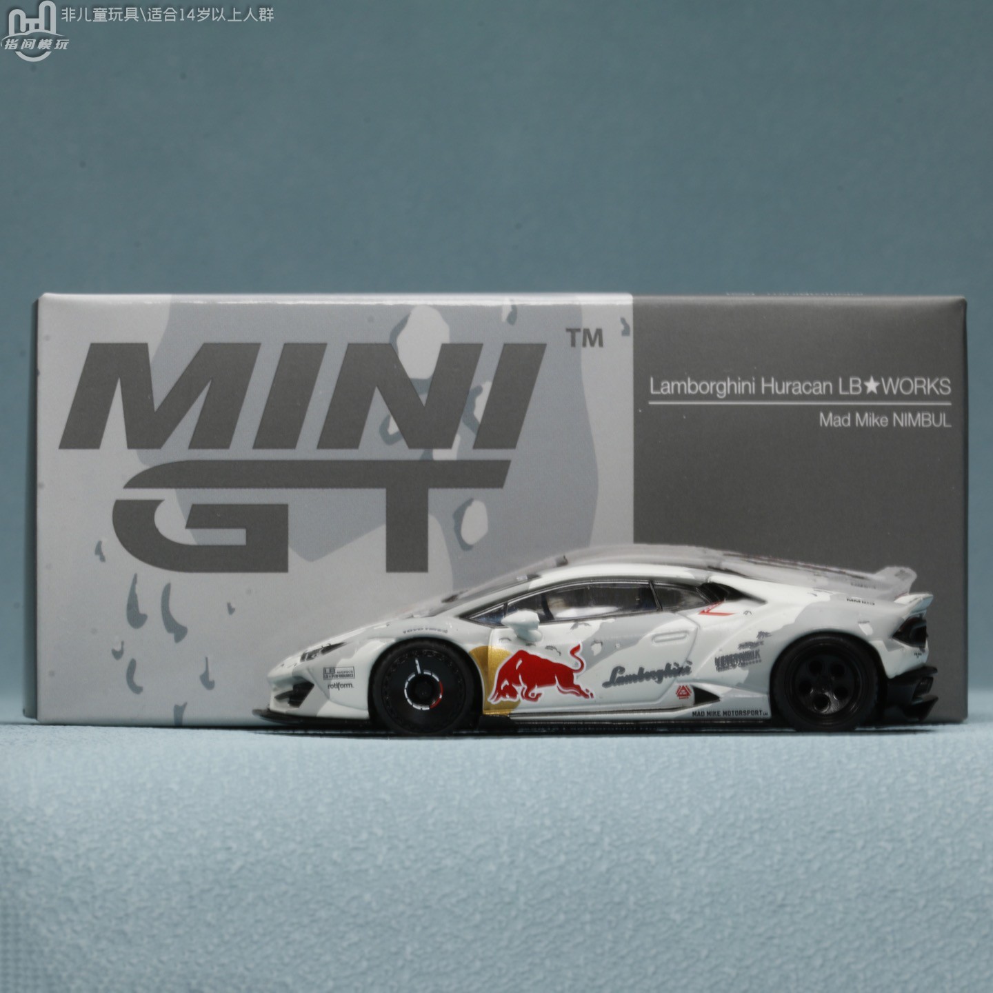 MINIGT红牛兰博基尼小牛1/64车模
