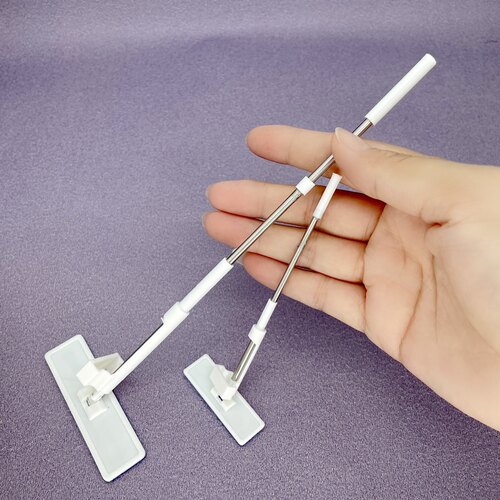 微缩仿真海绵拖把 diy手工迷你拖把模型 6分12分娃屋摆设拍摄道具