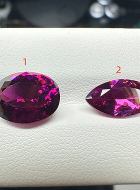 天然莫桑比克子牙乌石榴石马眼