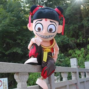 出租哪吒敖丙卡通人偶服装动漫人物搞怪行走cos道具吉祥玩偶租赁