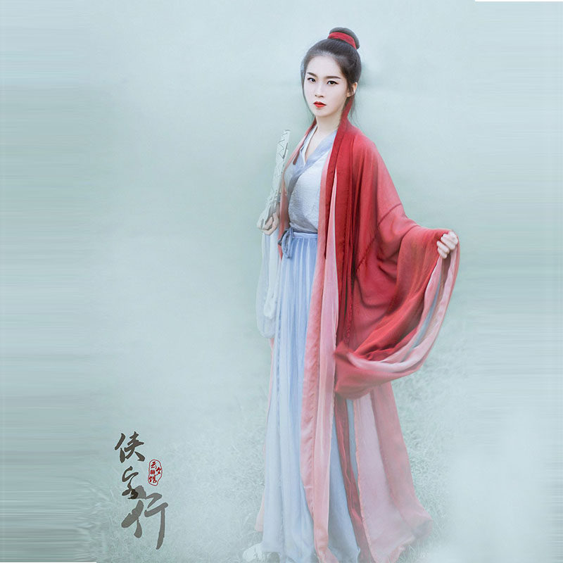 女侠中秋艺术节漫展走秀汉服出租