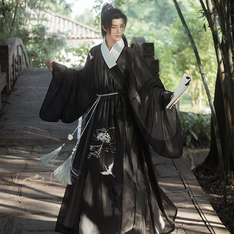 汉服租赁道士道袍古风书生诗人