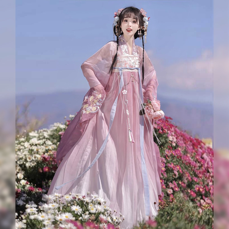 租大袖衫高档百花神女超仙诃子裙
