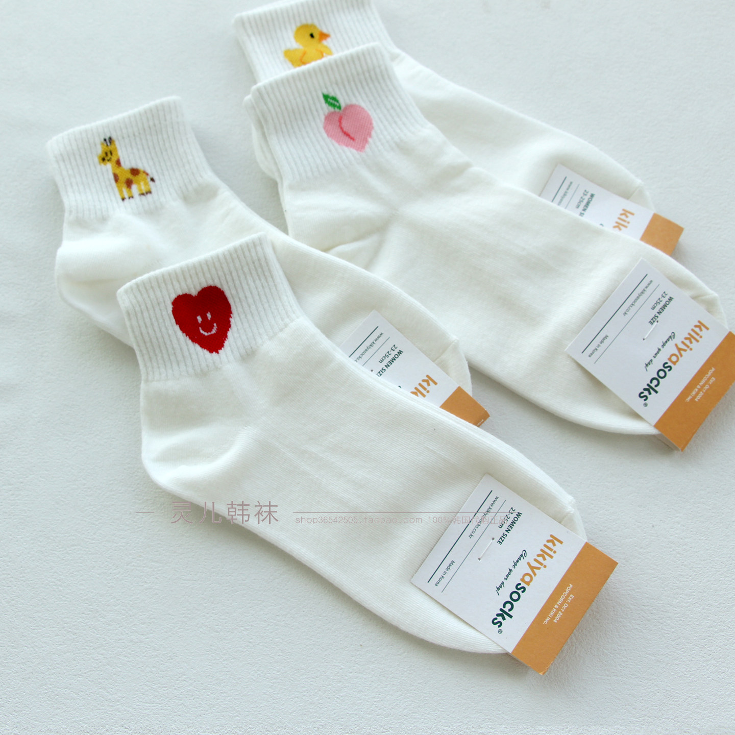 春夏秋可爱白色少女休闲纯棉短袜