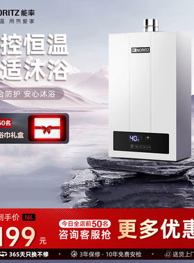 NORITZ/能率 16升F4水量伺服器燃气热水器家用恒温升级强排天然气