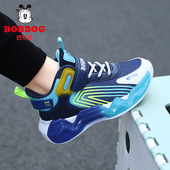 子 透气网面软底防滑中大童跑步运动鞋 巴布豆男儿童篮球鞋 2025新款