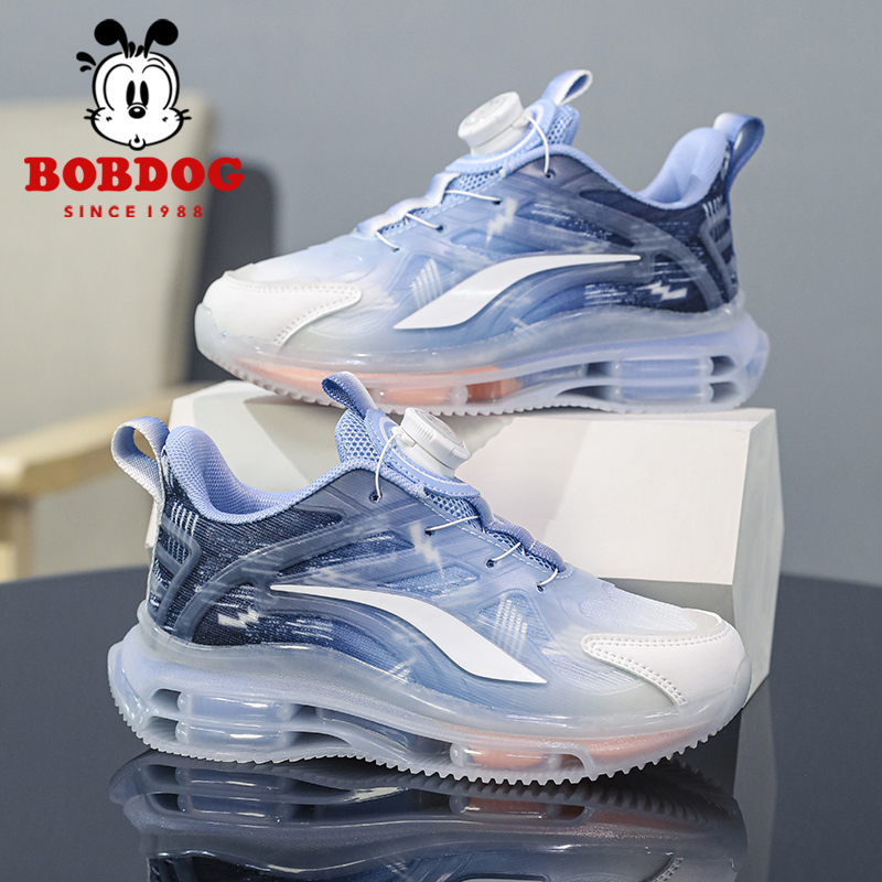 巴布豆春夏旋转扣运动软底男童鞋