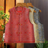 国风背心妈妈装 春秋马甲外套新中式 优雅春秋马夹外套 新品 2025秋季