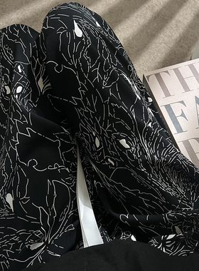 2025年新款棉绸睡裤女春秋夏季家居裤可外穿凉凉裤长裤大码阔腿裤