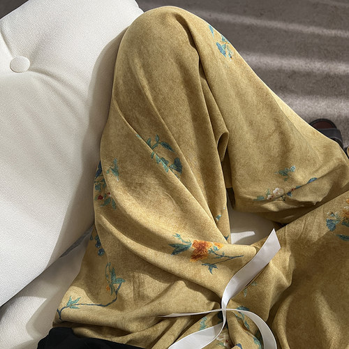 2026年新款棉绸睡裤家居裤