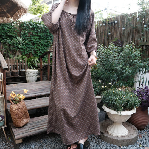 宽松大码家居服薄款裙子睡裙