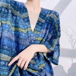2026新款棉绸睡衣女夏季V领系带短袖长裤可外穿高级感家居服套装