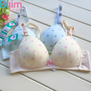 百伶百俐少女内衣发育期高中大学生立体杯小胸聚拢无钢圈定型文胸