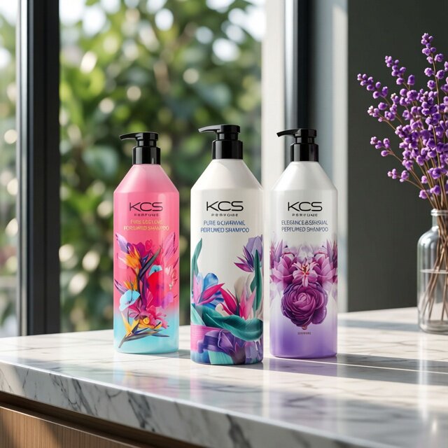 韩国爱敬kcs洗发露花香留香修护蓬松顺滑可希丝洗发水600ml