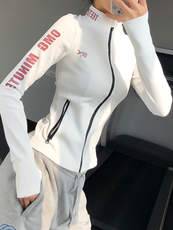 Куртка для йоги lulu运动外套女春夏加厚拉链显瘦休闲夹克立领跑步瑜伽服健身上衣