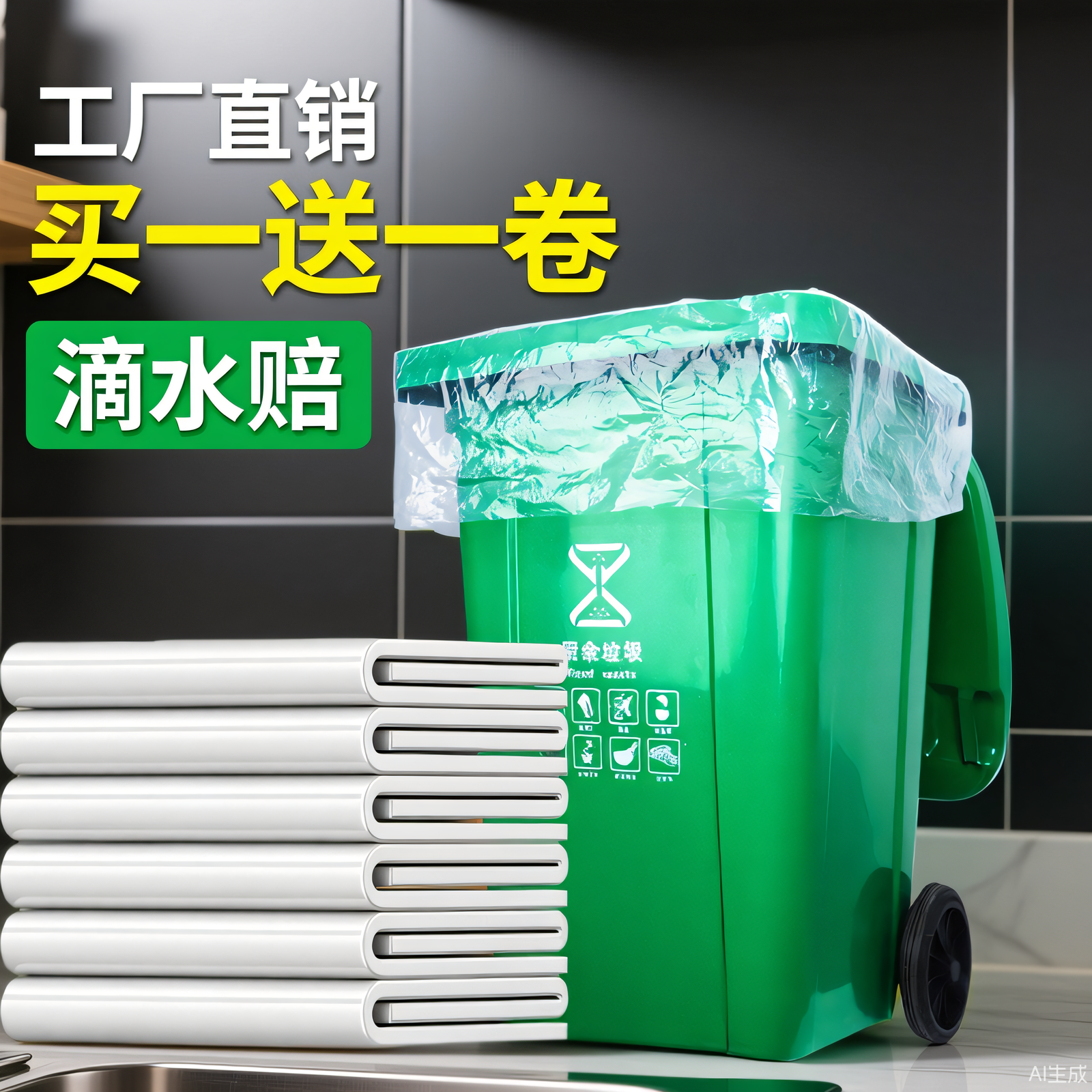 大号白色透明塑料袋大垃圾袋加厚60收纳80超大特大装被子户外平口