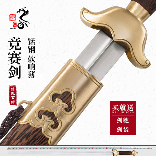 龙泉杨氏宝剑表演脊响晨练